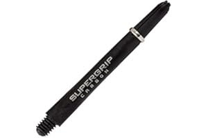 Harrows Supergrip Lot de 3 tiges en Carbone, argenté, Medium - Med