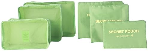 6PCS/Set Waterproof Clothes Storage Bags Packing Cube Travel Luggage Organizer Bag