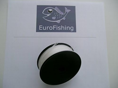 Hollow Braided Fly Line Backing. 75 Yards / 30Lb B.S.CLEAR / WHITE