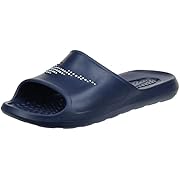 NIKE Men's Victori One Shower Slide Track Shoe, Midnight Navy White Midnight Navy, 14 UK