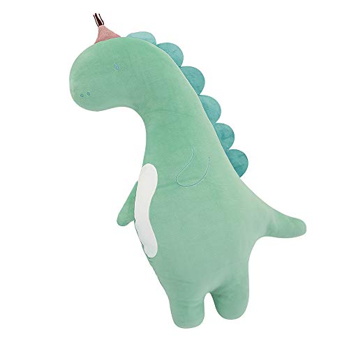 Happyshop Cute Dinosaur Plush Pillow Toy Super Soft Stuffed Animal Throw Pillow Cushion Funny Cuddle Animal Bed Sofa Plush Doll for Kids Girl Boy Gift