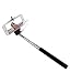 AT Shopping AUX Selfie Stick/Rod Expandable upto 29 Inches Compatible For Asus Zenfone Max ZC550KL Mobile Phone - Black RS.219.00