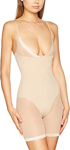 DKNY Intimates Modern Lights-Mesh Litewe Body, Beige (Skinny Dip B7w), (Taglia Produttore: X-Large) Donna