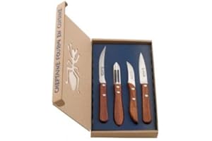 A.K TRADING Couteau de cuisine LA FOURMI COFFRET X4 PALIS UTIL OFFICE+EPLUCHEUR+EPLUCHETTE+TOMATE code 2951