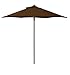 Produktbild SONNENSCHIRM Easy, Durchmesser 2 Meter / 200 cm Gartenschirm Push Up, Farbe: Coffee (braun)