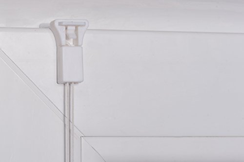 K-home Klemmfix-Doppelplissee 2-in-1 Lichtschutz mit Verdunklung 80 x 130 (B x L) hellgrau / grau - 7