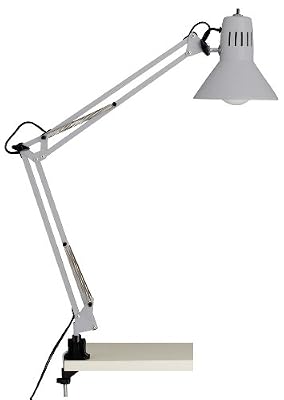 Brilliant AG 10802/11 Lampe de Bureau Métal 40 W E27 Argent