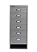 Produktbild Bisley MultiDrawer™ 29er Serie - mit Sockel, DIN A4, 6 Schubladen silber - Beistellschrank Büroschrank Registraturschrank Schubladenschrank Unterstellschrank