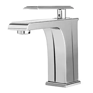 Acasa CLEO Mixer Tap for Bathroom Wash Basin (L3236, Brass Body, Chrome Finish & 2 Inlet Hoses)