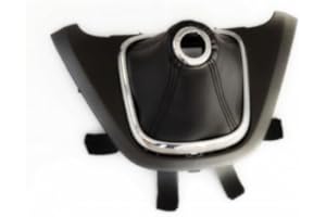 Ardillion PU Black Leather Gear Stick Shift Boot Gaiter Compatible with Honda CR-V III 2007-2012