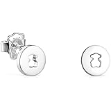 TOUS Pendientes de Plata de Primera Ley para Mujer con Cierre Presión y Motivo de , Sencillez y Elegancia, Aura : Amazon.es: Moda