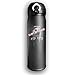 Produktbild GDESFR Thermoskanne Stainless Water Bottle Custom I Just Want to Cuddle & Watch Football,Sports Drinking Bottle,Leak-Proof Vaccum Cup,Travel Mug,with Bounce Cover,Black