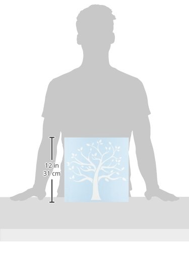 Klar spülreste Kunststoff Schablonen 12 Zoll x 12 Zoll Familie Baum - 2