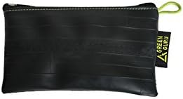 Green GuruGear Mid-Size Zip Pouch, 7" x 4", Multicolor