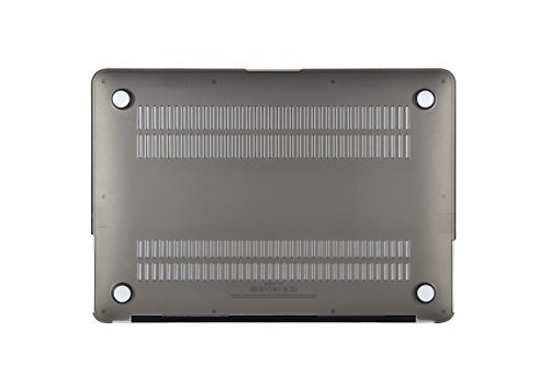 Macbook Air 11 Hülle,TECOOL [Ultra Slim Serie] Plastik Hartschale Schutzhülle Snap Case und Silicon Tastatur Abdeckung für Apple MacBook Air 11.6 Zoll – Grau - 7