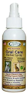 Mad About Organics All Natural Dog & Cat Oral Care Herbal Spray Dental Plaque Remover 4oz