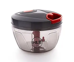 HLB Handy and Compact Chopper with 3 Blades Pull Chopper ( Grey,450 ml )