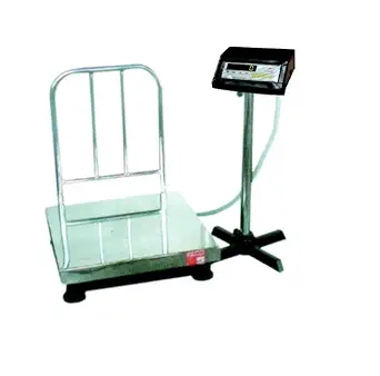 Electronic Platform Weighing Scale (300/500 KG, 50/50 GM, 600 X 600 MM)