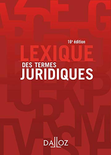 Télécharger Lexique des termes juridiques - 16e éd. Livre PDF Gratuit