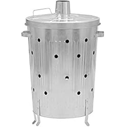 OSE Incinérateur de Jardin/Grille Herbes galvanisé 72L