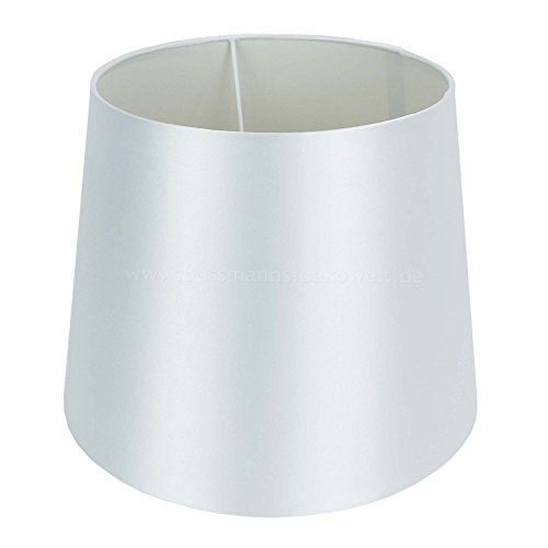 Lampenschirm Satin 22 x 28 x 22 cm weiß