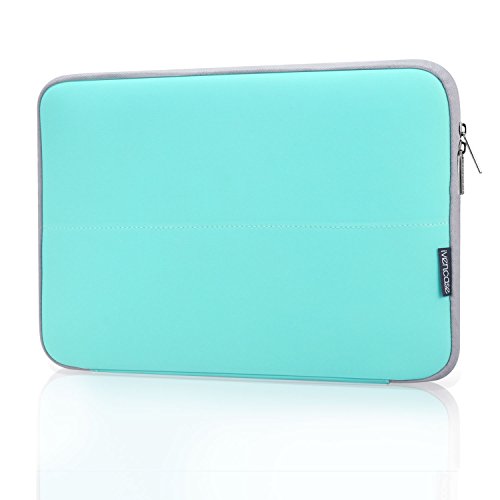 ivencase® stoßfest Neopren Laptop Tasche Hülle Beutel Für 13,3 Zoll Laptop / Notebook Computer / 12,9 Zoll iPad Pro / MacBook Air 13 / MacBook Pro 13.3 / Pro Retina Teal-Gray - 9