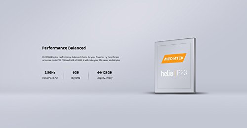 DOOGEE BL12000 PRO - 6.0 pollici (rapporto 18: 9) FHD + Smartphone Android 4G, carica rapida batteria 12000mAh, Octa Core da 2,5 GHz 6 GB + 128 GB, Quattro fotocamere - Nero