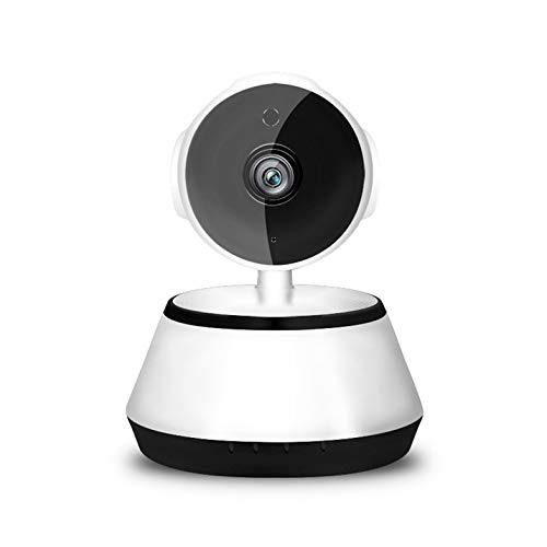 Preisvergleich Produktbild 720p Wireless Webcam Überwachungskamera Heimsicherheits WiFi HD-Kamera Sprachsprechanlage Infrarot-Nachtsicht - Schwarz & Weiß