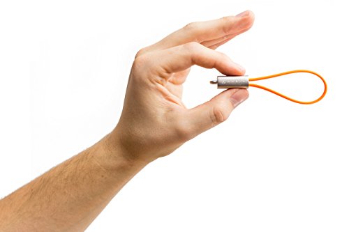 ARKIN ChargeLoop – Schlüsselanhänger USB 2.0 Ladekabel/Datenkabel Apple Lightning – Flachkabel fürs Smartphone/Handy z.b. iPhone 5, iPhone 6, iPhone 6s, iPad – Mobiles Akkukabel für den Schlüsselbund - 8