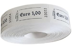 TAMLED Bonrolle Euro 1,00 blanc - 1000 démolitions perforées