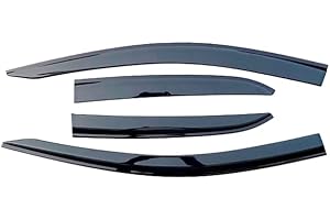 K - KONNEKT Wind Deflector Set for TOYOTA Corolla | 2019-2023 | Front & Rear | Hatchback