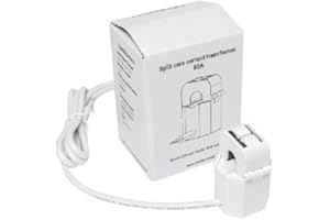 Shelly Split-Core Stromwandler–Präziser Stromsensor für bis zu 50A,ideal für Energieüberwachung und Lastmessung,kompakte Bauweise, einfache Installation,hohe Genauigkeit, kompatibel mit Shelly-Geräten