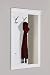 Produktbild Möbeldesign Team 2000 5077 - Garderobe, Wandgarderobe, Wandpaneel, Spiegel, weiß seidenmatt