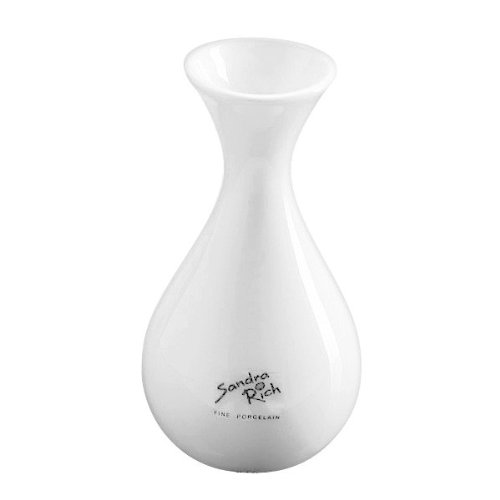 Sandra Rich 53-12 ‚Solo‘ Sandra Rich Porzellan Flaschenvase ‚Solo‘ Ø 6,5cm, Höhe 13cm, weiß (12 Stück) - 3