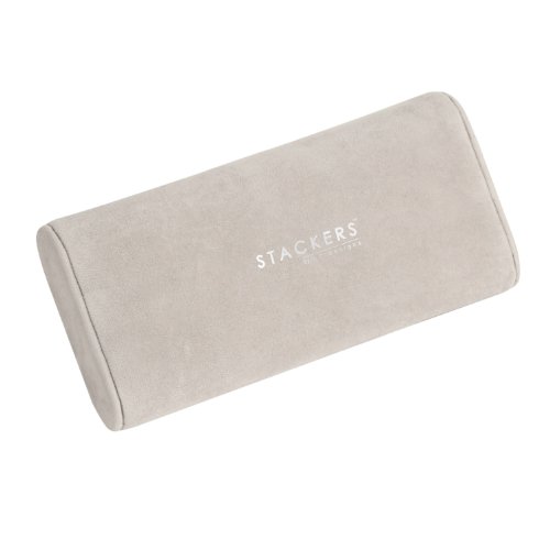 Stackers jewelry box accessory |reloj y la almohadilla de pulsera, de terciopelo gris