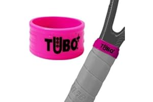 Tuboplus - Elastico ferma grip, per racchette da paddle o da tennis, fucsia