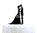 Produktbild Kissing Couple Silhouette Acrylic Cake Topper by Unik Occasions
