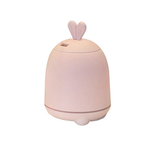 Preisvergleich Produktbild Malloom® Luftbefeuchter Mini Air Aromatherapie Luftbefeuchter DIY Lovely Rabbit Ultraschall-Spray (rosa)