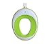 Lil' Jumbl Potty Training Seat | Topper Ring for Family Toilet (Green)