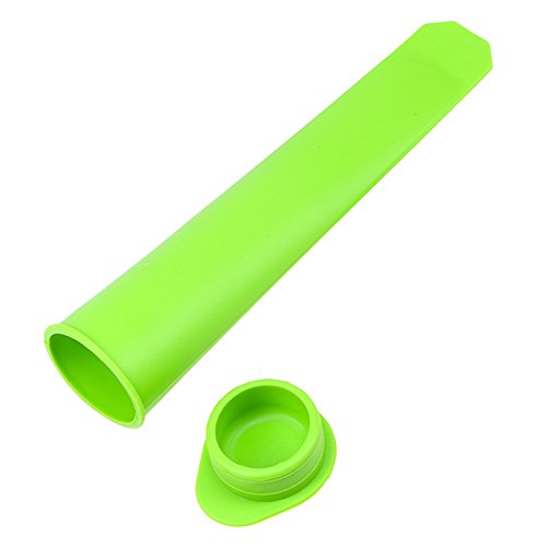 Blue Vessel 1Pcs Silikon DIY Eis Form Jelly Lolly Pop Maker Popsicle Schimmel (grün)