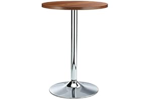 BAR STOOLS UK Cuba Bar Table Black (Walnut)