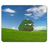 beautifullife Custom Popular Cabeza expresión Paquete Triste Rana Alfombrilla de...