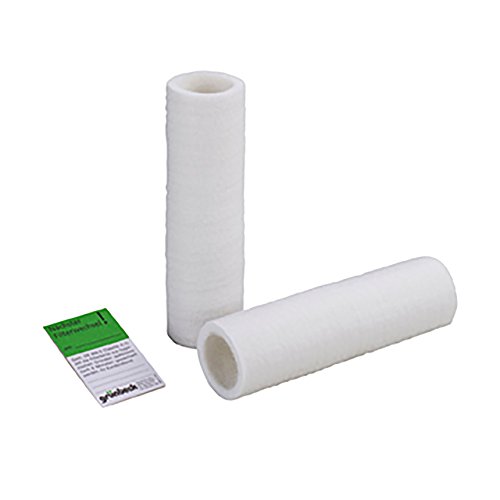 Grünbeck GENO Filterkerze 50 um Wasserfilter für Enthärtungsanlage 11/2″-2″ 2er Set, ohne Schutzglocke, 103 070