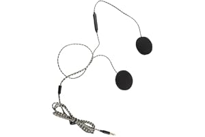 OVAQUIXI Motorcykelhjälm Headset, 3,5 Mm Hörlurshögtalare, Kabelanslutet, Handsfreesamtal för Körning