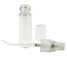 CHIC*MALL 12PCS Mini 5ml Glass Refillable Perfume Empty Bottle Atomizer Pump Spray
