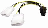 Typ: Netzteil AKasa AK AK-Cb4 \' 6 \' Adapter Kabel Molex 4 Pin PCIe 6-Pin