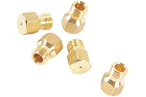 TEZLA Kit di conversione per piano cottura a gas a 5 fuochi Getti Ugelli Propano Butano Nuovo!! 1 x 0.50 1 x 0.65 1 x 0.70 1 x 0.87 1 x 0.96 GPL GPL