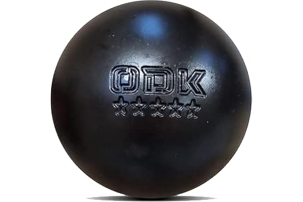 ODDEKA Boules de Pétanque Compétition Zeus Carbone Acier Très Tendre 110 kg/mm² Homologuées FFPJP Finition Noire - Triplette