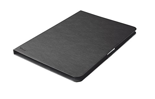 Trust Aeroo Folio Stand – flaches Hülle für 10″ Tablets (z.B. iPad Air, Galaxy Tab 4 10.1, Galaxy Tab S 10.5, TabPRO 10.1 & Note 10.1) schwarz - 2