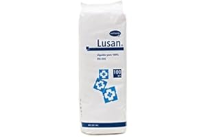 Molicare Lusan Algodón Zig-Zag, Curación, Tratamiento de Heridas, Desinfección, 100 g